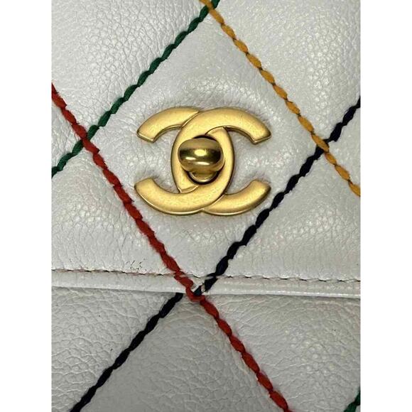 Chanel Vintage Rainbow Stitch Flap Bag Medium SPB-TS 334523 - Picture 11 of 16